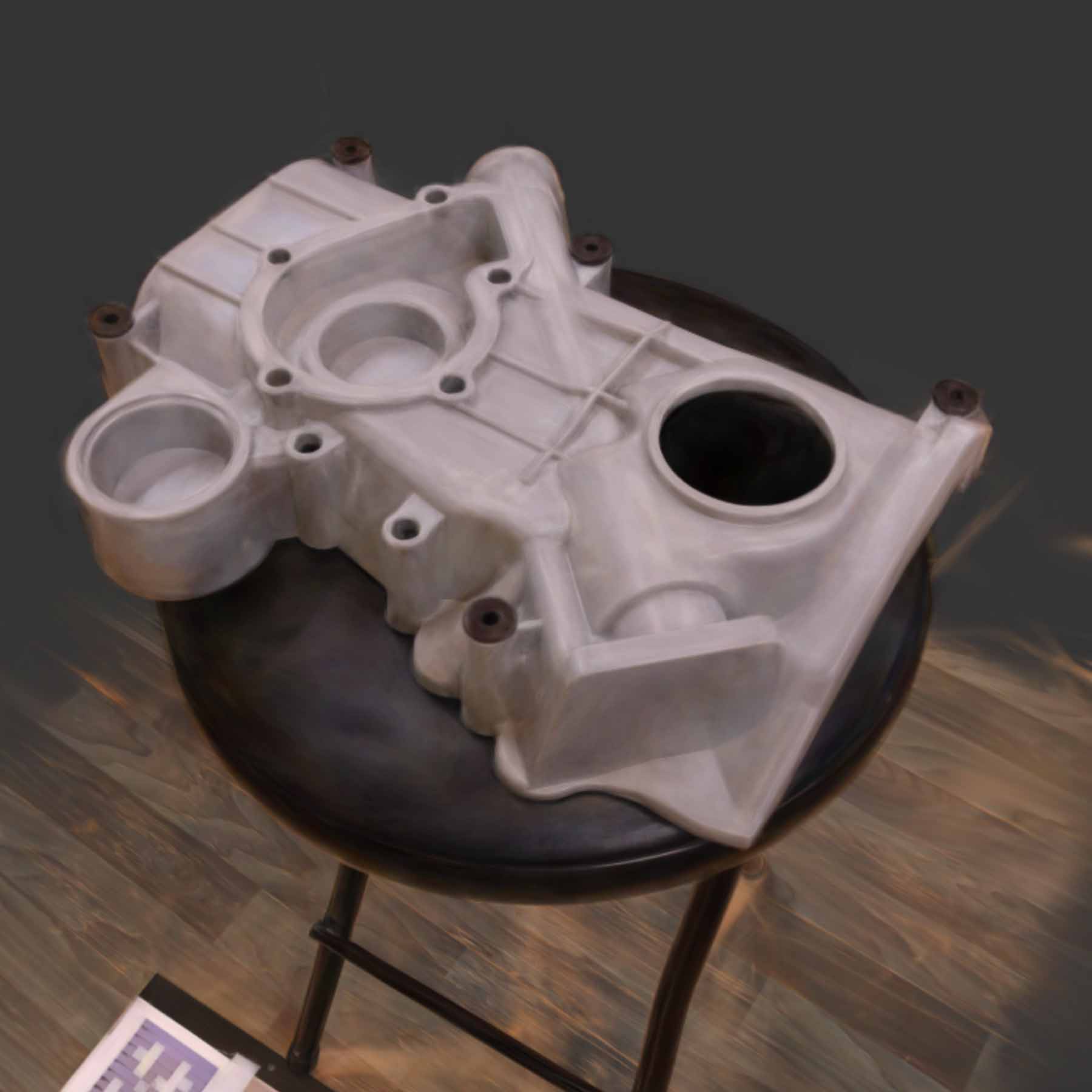 A test manifold part used for scanning training
